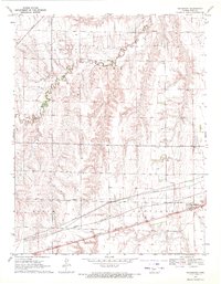 Kingsdown 1969 topographic map thumbnail
