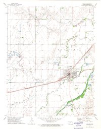 Kinsley 1972 topographic map thumbnail