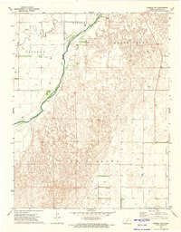 Kinsley SW 1972 topographic map thumbnail