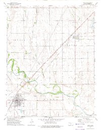 Kiowa 1972 topographic map thumbnail
