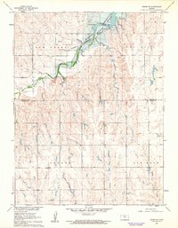 Kirwin SW 1961 topographic map preview