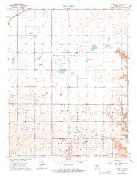 Kismet NE 1963 topographic map thumbnail