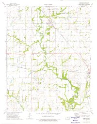 Labette 1974 topographic map thumbnail