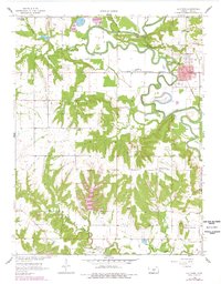 La Cygne 1958 topographic map thumbnail