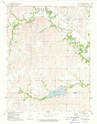 Lake Kahola 1972 topographic map thumbnail