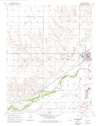 Lakin 1966 topographic map thumbnail