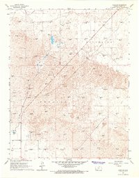 Lakin SE 1966 topographic map thumbnail