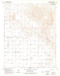 Lakin SW 1966 topographic map thumbnail