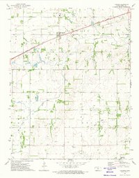 Langdon 1971 topographic map preview