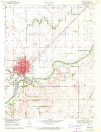 Larned 1970 topographic map preview