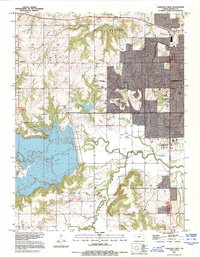 Lawrence West 1991 topographic map thumbnail