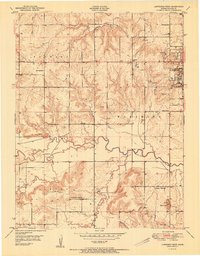 Lawrence West 1951 topographic map thumbnail