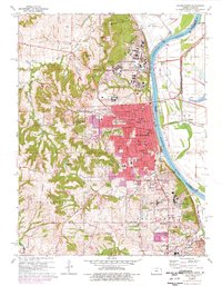 Leavenworth 1961 topographic map thumbnail