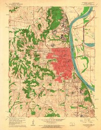 Leavenworth 1961 topographic map thumbnail