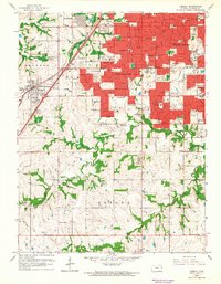 Lenexa 1963 topographic map thumbnail