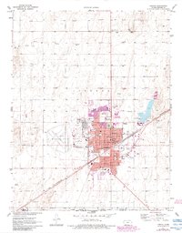 Liberal 1971 topographic map thumbnail
