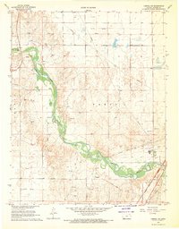 Liberal NE 1968 topographic map thumbnail