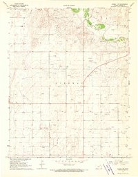 Liberal NW 1968 topographic map preview