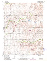 Lincoln NW 1968 topographic map thumbnail