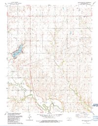 Lincolnville SW 1989 topographic map thumbnail