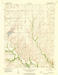 Lincolnville SW 1957 topographic map thumbnail