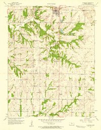 Louisburg 1957 topographic map thumbnail