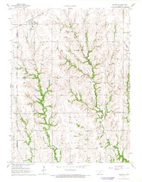 Mahaska 1966 topographic map thumbnail