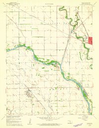 Maize 1961 topographic map preview