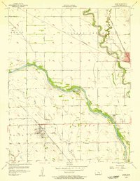 Maize 1956 topographic map preview