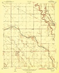 Maize 1942 topographic map thumbnail