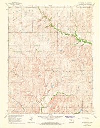 Manchester NW 1965 topographic map thumbnail