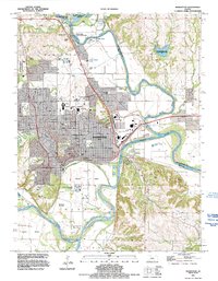 Manhattan 1991 topographic map thumbnail