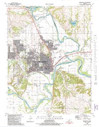 Manhattan 1982 topographic map thumbnail