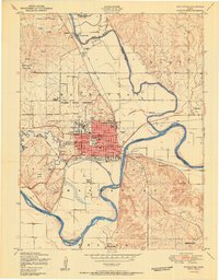 Manhattan 1950 topographic map thumbnail