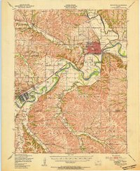 Manhattan 1947 topographic map thumbnail