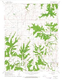 Mapleton 1966 topographic map thumbnail