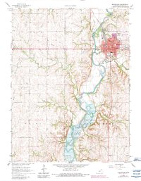 Marysville 1966 topographic map thumbnail