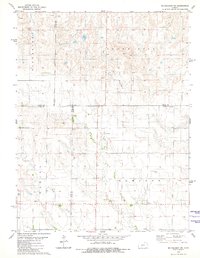 Mc Cracken NE topographic map thumbnail