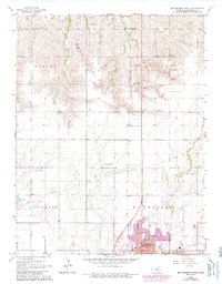 Mc Pherson North 1965 topographic map thumbnail