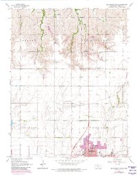 Mc Pherson North 1965 topographic map thumbnail