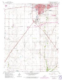 Mc Pherson South 1965 topographic map thumbnail