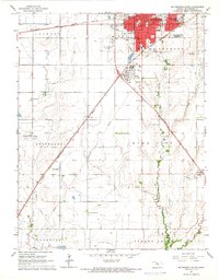 Mc Pherson South 1965 topographic map thumbnail