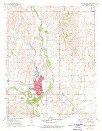 Medicine Lodge 1973 topographic map thumbnail