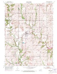 Meriden 1952 topographic map thumbnail