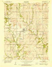 Meriden 1952 topographic map thumbnail