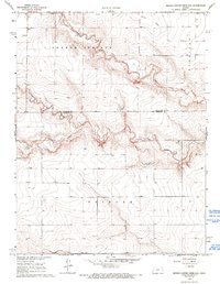 Middle Ladder Creek East 1968 topographic map thumbnail