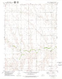Midway Draw West 1979 topographic map thumbnail
