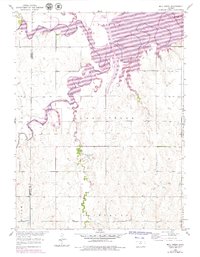 Mill Creek 1953 topographic map thumbnail