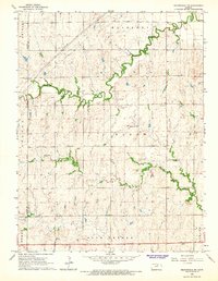 Miltonvale NE 1964 topographic map thumbnail