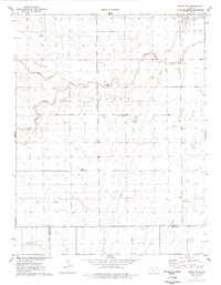 Modoc SE 1976 topographic map thumbnail